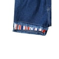 thumbnail image 6 of Toddler Girl 4th of July Outfit American Flag Top Denim Shorts Independence Day Set Summer Clothes, 6 of 7