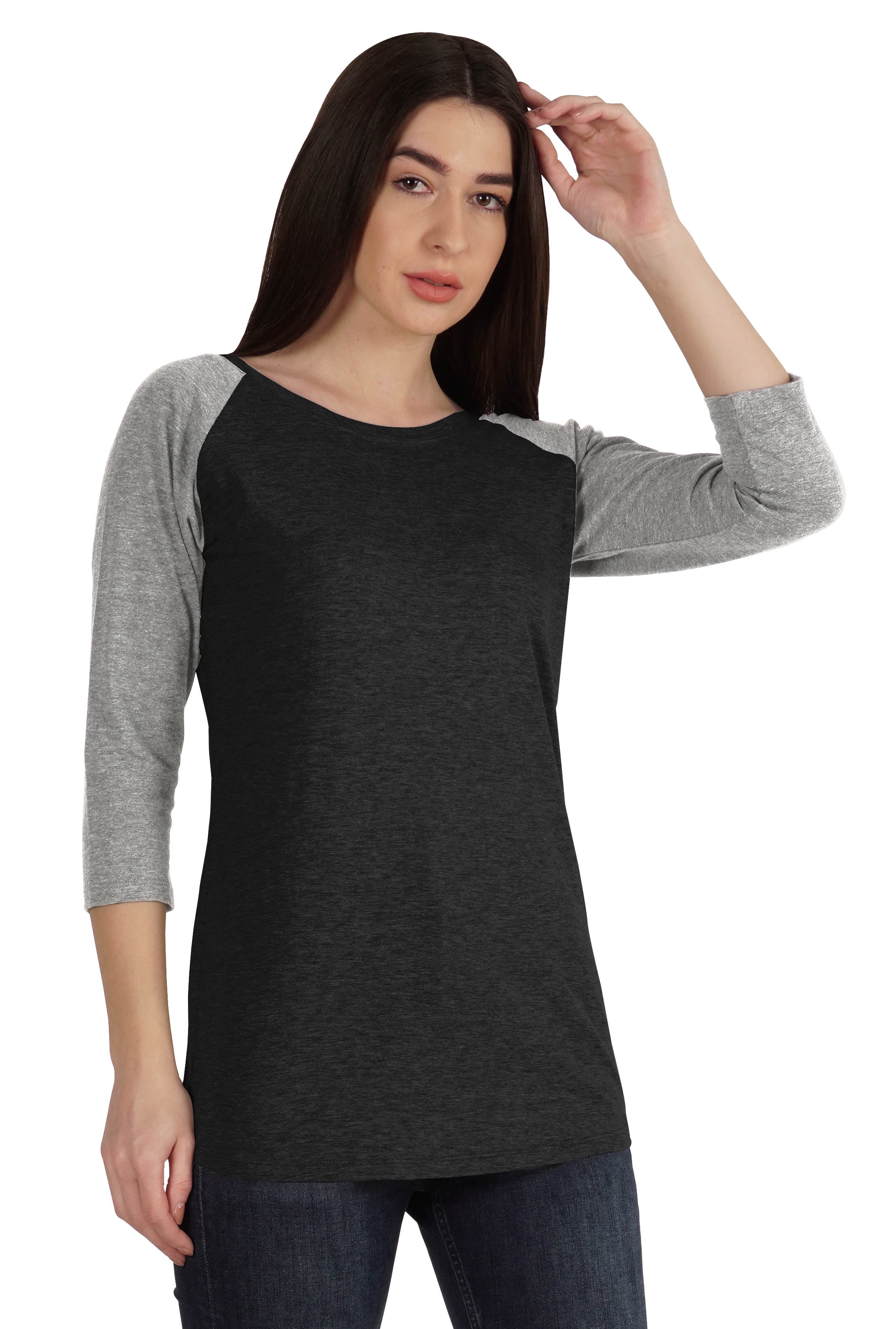 Inkmeso Womens Color Block Raglan Quarter Sleeve TShirt Baseball Tee Casual Sports Jersey Top