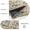 thumbnail image 6 of Round Rug 3.3Ft Washable Non-Slip, Vintage Flowers Circle Area Rugs for Living Room Bedroom, Spring Yellow Floral Country Leaves Blue Birds Indoor Floor Mats Carpet Runner for Home Decor Aesthetic, 6 of 8