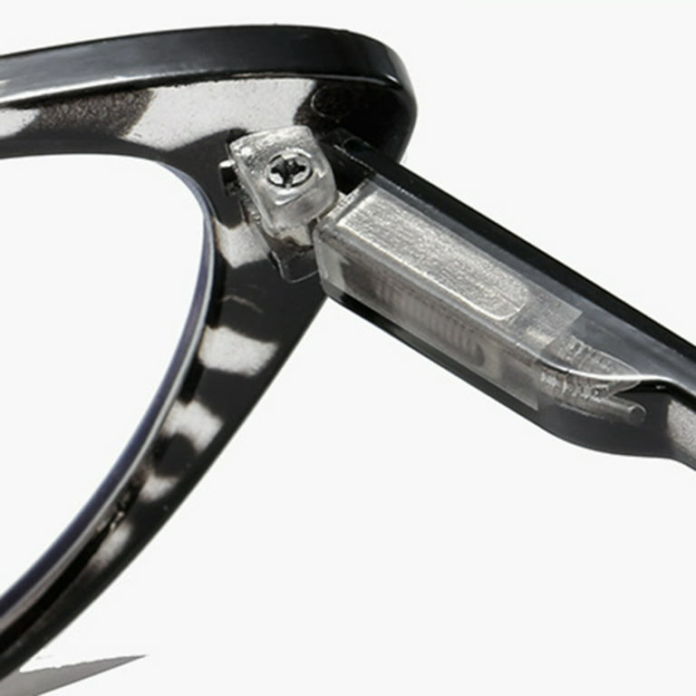 Triangle Cat's Eye Black Frame Glasses Anti Eye Strain Fashion Eyeglasses  for Fashion Party Matching Accessories Red Box 