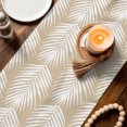 thumbnail image 2 of Table Runners 90 Inches Long Dress Scarves, Tropical Palm Leaves Farmhouse Coffee/Dining/Kitchen Table Decor Table Runner for Living Room, Tan Summer Tree Botanical Plants 13x90 Inch, 2 of 8