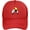 Red, variant on Peiyeety Native American Art Medicine Wheel Baseball Cap Polyester Cowboy Hat Fashionable for Man Woman Adjustable