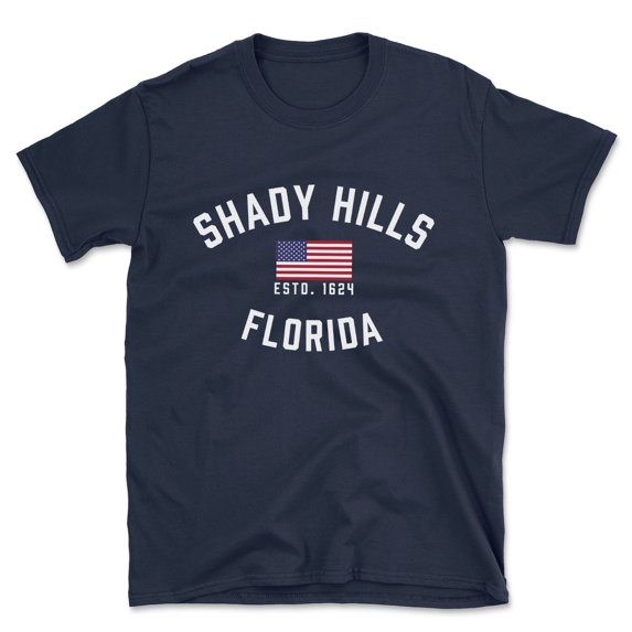 Shady Hills Florida Patriot Men's Cotton T-Shirt