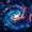 Dark Blue, variant on Manfei Cartoon Colorful Planets Twin Sheets,Celestial Stars Bedding,Black,3pcs,1 Flat Sheet,1 Fitted Sheet and 1 Pillowcase