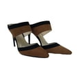 thumbnail image 3 of Women's Brown Pointy Heels with Open Back, 3 of 5
