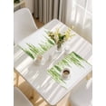thumbnail image 5 of Green Placemats Set of 6, Summer Botanical Leaves Watercolor Placemats for Dining Table, Place Mats for Kitchen Tabletop, Waterproof Wipeable Dining Table Mats Set, 5 of 9
