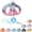 Pink-blue, variant on Small Dog Harness and Leash Set, No-Pull Reflective Puppy Harness for Outdoor Walking, Breathable Mesh Girl Cats Vest for XXS Xs Small Medium Female Pet Dogs, Pink XXS