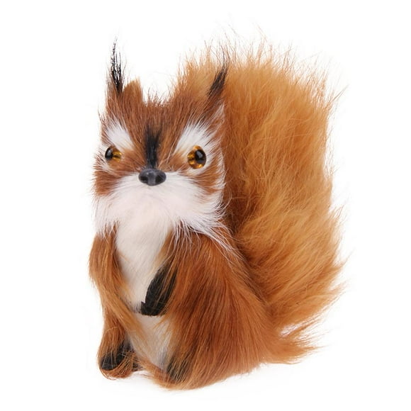 POINTERTECK Cute Simulation Squirrel Plush Stuffed Doll Toy Kid Children Birthday Gift