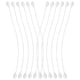 thumbnail image 4 of 170 estambres de capullos de flores de perla de doble punta para hacer flores (blancos), 4 of 8
