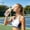 White, variant on Large Capacity Fitness Water Cup - Durable Plastic Sports Bottle with Straw for Outdoor Activities and Everyday Hydration Purple