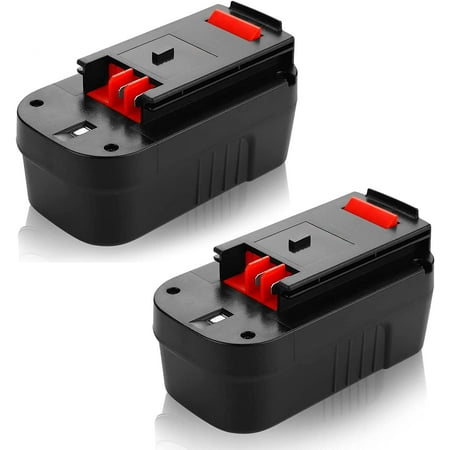 

3600mAh HPB18 Ni-Mh Battery Compatible with Black and Decker 18V Battery Replacement for 244760-00 A1718 FS18FL FSB18 Firestorm Cordless Power Tools 2Packs