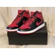 thumbnail image 1 of Ni - ke Air Jordan 1 Mid Shoes Black Fire Red White DQ8426-060 Men's Size 10 NEW, 1 of 5