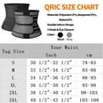 thumbnail image 2 of QRIC Women Workout Hot Sweat Waist Trainer Corset Gym, Sports, Workout Fitness Trimmer Belt for Weight Loss Double Firm Control Compression Abs Belt for Women Faja de mujer, 2 of 7