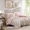 Clay Pink Cristie, variant on Catami Floral 7-piece Bed in a Bag Queen Comforter Set with Sheets,Pinkish Purple Wildflorwer