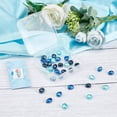 thumbnail image 6 of 36 Pcs Dyed Natural Cultured Freshwater Pearl Beads 3 Colors 6~10 mm Oval Shape Freshwater Pearl Blue Series Loose, 6 of 8