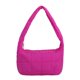 thumbnail image 1 of Bolso acolchado de nailon con asa superior para mujer, Bolso con cremallera para las axilas (rojo rosa), 1 of 6