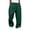 53# Dark Green, variant on Open Bottom Sweatpants Men Uncuffed Baggy Loose Fit Casual Comfy Stretch Wide Leg Athletic Sweat Pants with Pockets Black S