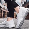 thumbnail image 2 of Lightweight Breathable Men's Running Shoes Slip-On Walking Sneakers, 2 of 5