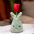 thumbnail image 2 of Juguete de peluche de simulación de flores suculentas, planta verde, 22 cm, 2 of 2