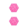 thumbnail image 1 of Decodeary Animals Mould Baking Fondant Birthday Cake Decorating Kitchen Tools Pink 2Set, 1 of 6