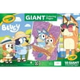 thumbnail image 2 of Crayola Bluey Giant Coloring Book Pages, 18 Coloring Pages, Bluey Crafts, Bluey Gifts for Kids, Ages 3+, 2 of 2