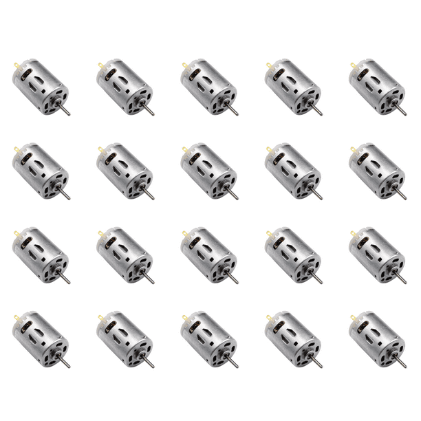 Micro alta velocidad RS-385 DC engranaje acero inoxidable metal cepillado