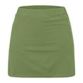 thumbnail image 4 of Gamivast Girls Skorts Sport High-Waisted A-Line Tennis Skort with Built-in Shorts Solid Color Stretchy Skort Casual Daily Wear Back to School Outfits, 4 of 5