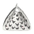 thumbnail image 4 of Picia Funny Chicken Pattern Long Tissue Box Cover,PVC Leather Triangle Holder,Tissue Box Holder with Magnetic Bottom,Facial Paper Organizer Dispenser-7.9"X4.9"X4.5", 4 of 9