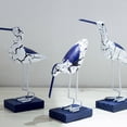 thumbnail image 6 of Wooden Seagulls Figurine Nautical Decorations Desktop Mediterranean Coastal Beach for Home Bathroom Living Room Garden, 6 of 10