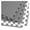 Grey, variant on Gym Floor Mats 100 sq ft - 24x24 inch Interlocking Foam Tiles, 3/8 inch Thick - Steel Pattern Black - Home Gym, Workout Room, Garage, Play Area