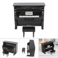 thumbnail image 4 of Hongkaii Wooden Miniature Upright Piano Mini Musical Instrument Model Children Gift Home Decor XY71-3225, 4 of 4