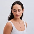 thumbnail image 4 of LuckyLy Juego de Joyería para Mujer de Corazón con Piedras Naturales, Set Collar y Aretes Acero Inoxidable con Baño Oro 14k – Regalos para Mujer Navidad y Regalos para Mamá Día de violeta Unitalla, 4 of 7