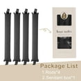 thumbnail image 5 of Unique Bargains Heatless Hair Curler Damage-Free Styling Solution Heatless Curls Overnight No Heat Hair Rollers for Effortless Waves Black 4Pcs, 5 of 7