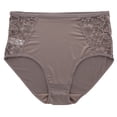 thumbnail image 3 of Delta Burke Women's Plus Size Sexy Panties High Rise Soft Briefs 5 Pack - Lacey Animal Print - 7 Large, 3 of 11