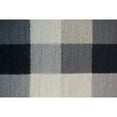 thumbnail image 2 of Luxe Faux faux Throw Grey Plaid 50x60 Soft Sheepskin Blanket Cozy, 2 of 5