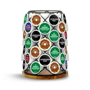 Keurig Wood & Wire Storage Carousel, Coffee Pod Storage, Holds up to 49 Keurig K-Cup Pods, Black