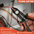 thumbnail image 4 of ValueMax Wire Stripper and Cutters, 10-22 AWG Wire Stripper Tool, 6-inch Flush Cutters with Safety Lock and Curved Bevel Design, Diagonal Side Cutters for Electronics, Jewelry, and Crafts, 4 of 8