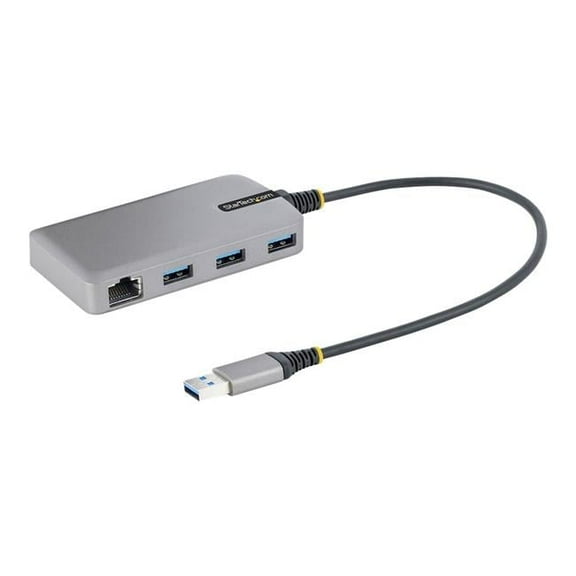 3 Port USB Hub with GBE Adapter