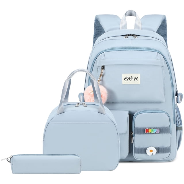 Set de Mochilas abshoo 3 Piezas Resistente al Agua para Escuela y Viaje