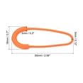 thumbnail image 2 of Uxcell Zipper Pulls Replacement Extension Cord Handle U-Shape Tag Extender for Luggage Backpacks Orange 15 Pack, 2 of 5
