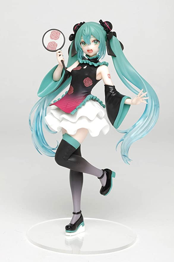 Hatsune Miku Figure,  Inches VOCALOID Character Model, Standing Posture  Shape Lifelike Figma, PVC Material Anime Girl Figures ( 