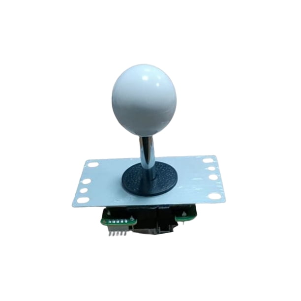 Cateissary Rocker Arcade Accesorios Máquinas expendedoras Juegos Función Palanca Controlador Joystick Operación Zero Delay Ball Top Videojuegos y accesorios Blanco