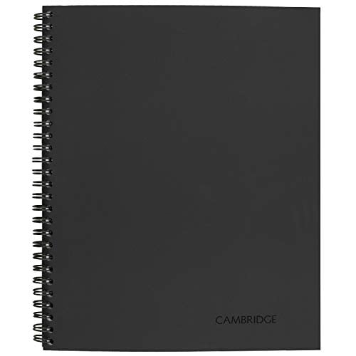 Cuaderno de negocio Cambridge 06672 regla legal 6-5/8' x 9-1/2' 80 hojas alambre gris