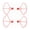 orange, variant on LITO X1/LITO 1 Propeller Guard - Propellers Protector for DJI LITO X1/LITO 1 Drone Accessories Quick Release Blade Protection Prop Guards Anti-Collision Bumper Blades Protective Cover