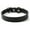 Black, variant on Soft Padded Round Puppy Collar, Handmade Genuine Leather Collar for Dog Small Large