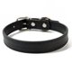 thumbnail image 1 of Collar de cachorro redondo acolchado suave, collar de cuero genuino hecho a mano para perro pequeño grande, 1 of 5