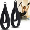 thumbnail image 5 of 2 correas de pilates, correas de doble bucle para reformador, correas de anillo en D para fitness, doble bucle acolchado, anillo en D para equipo de Pilates, 5 of 5