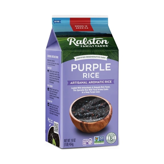 Ralston Family Farms Artisanal Aromatic Purple Rice 16 oz