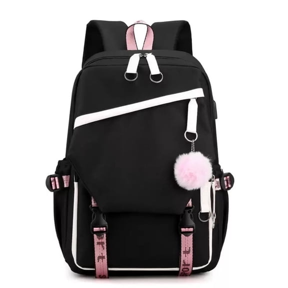 2026 Kpop Black Backpacks Pink Laptop Backpack Laptop Backpack Computer Business Backpack for Adult
