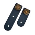 thumbnail image 2 of Adjustable Waist Extender for Jeans, 2-pack Faux Leather Button Extenders with Long & Short Buckles, Non-slip Grip for Comfortable Fit, Perfect for Men and Women with Fluctuating Sizes, 2 of 4